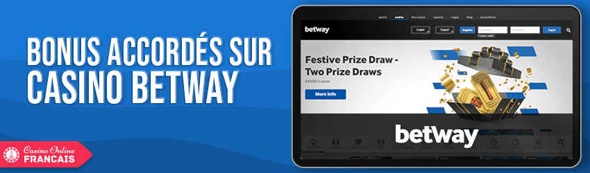 bonus de Casino Betway