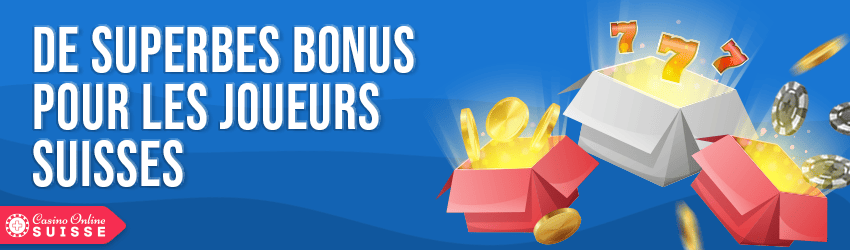 superbes bonus pour joueurs suisses 2023