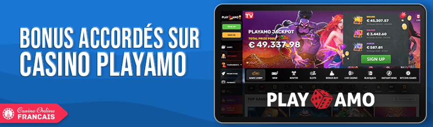 bonus de Playamo Casino