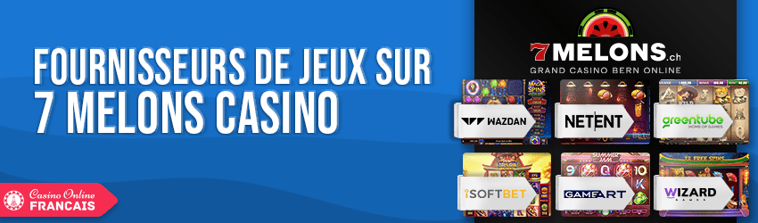 fournisseurs de jeux sur melons casino