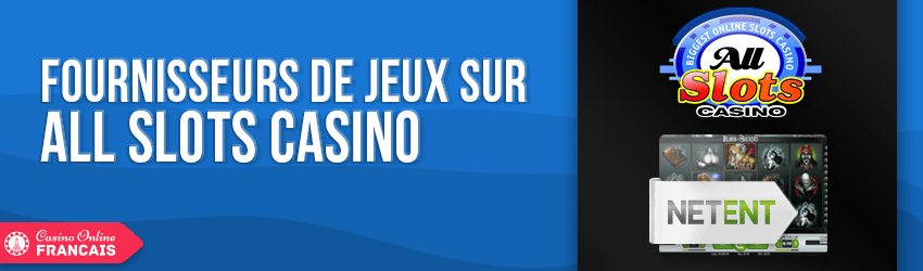 fournisseurs de jeux sur all slots casino