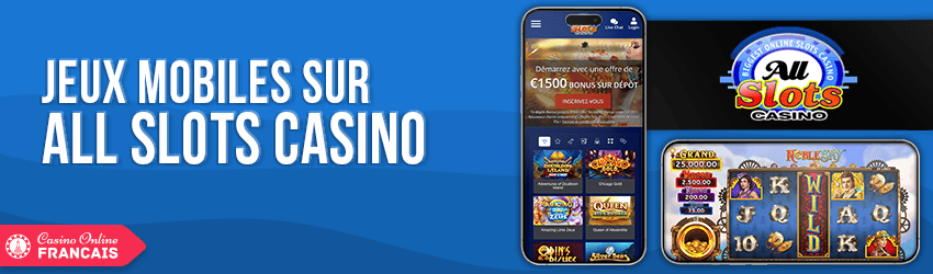 version mobile de all slots casino