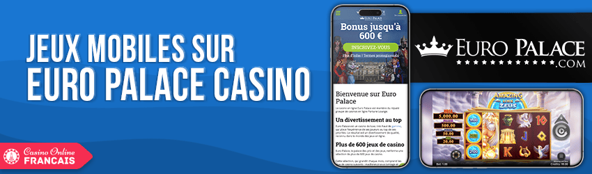 version mobile de euro palace casino