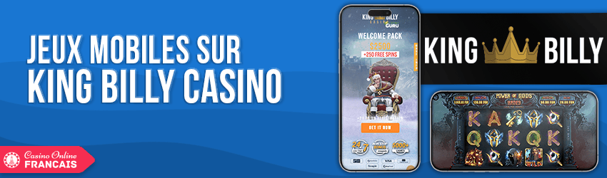 version mobile de king billy casino