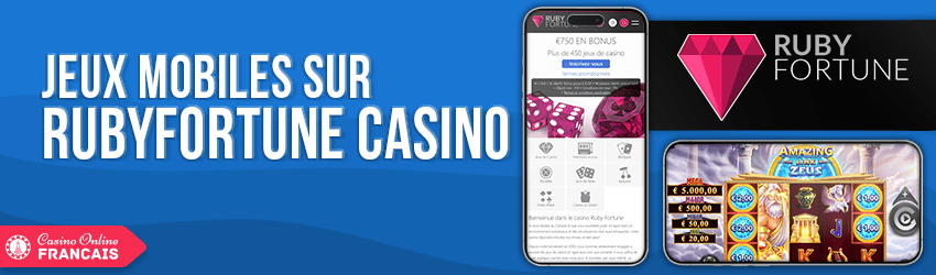 version mobile de rubyfortune casino